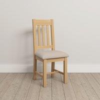 Seconique Windsor Slatted Chair (Box of 2) in Light Oak