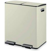 Tower Recycling Pedal Pin, 40L, Stainless Steel T838022SS in Beige | Size: A