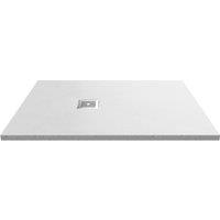 Balterley Premium Slimline Rectangular Shower Tray, White, 1200x900mm in White