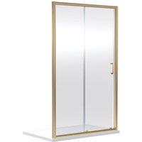 Balterley Sliding Shower Door, 1900x1600mm in Metallics