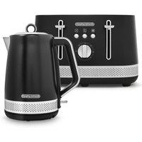 Morphy Richards Illumination Kettle & Toaster Set in Black