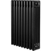 Monstershop Traditional 4 Column Radiator - 600 x 425mm - Black