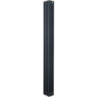 Monstershop Traditional 4 Column Radiator - 1800 x 200mm - Anthracite Grey