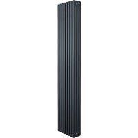Monstershop Traditional 4 Column Radiator - 1800 x 380mm - Anthracite Grey