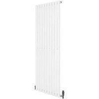 Monstershop Oval Single Column Radiator & Valves - 1600mm x 600mm - White