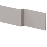 Balterley Square Shower Bath Front Panel Acrylic Finish in Grey