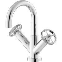 Balterley Tyrley Mono Basin Mixer with Waste in Silver