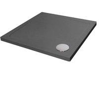 Balterley Stone Slate Shower Tray 1000x1000mm in Grey
