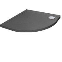 Balterley Stone Slate Quadrant Shower Tray 1000mm in Grey