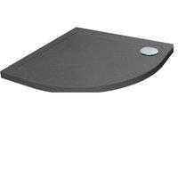 Balterley Contemporary Quadramt Shower Tray, 800x800mm in Grey