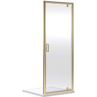 Balterley Pivot Shower Door Enclosure 760x1850mm in Metallics
