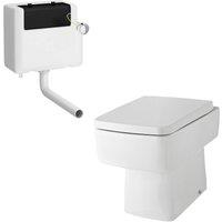 Balterley Bliss Back to Wall WC Pan with Cistern & Seat in White