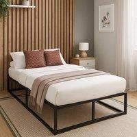 GFW Platform Bedframe in Black | Size: Single