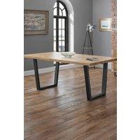 Julian Bowen Brooklyn Rectangular 4-6 Seater Dining Table in Light Oak