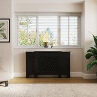 GFW Kobe Chevron Adjustable Radiator Cover in Black