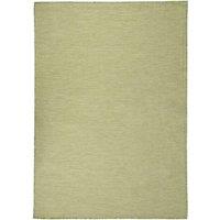 Berkfield Home Outdoor Flatweave Rug 200x280 cm Green | Size: 100 cm diameter