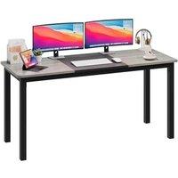 Nordara Sturdy Metal Frame Computer Workstation in Grey
