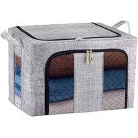 Kelvenix 3PC 66L Folding Storage Box in Grey