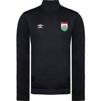 Umbro Men's Wales Tricot Black Track Jacket | Size: Medium