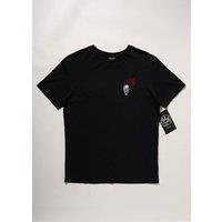 Chet Rock Men's Hot Rod Graphic Cotton T-Shirt Vintage Car Print in Black | Size: Small
