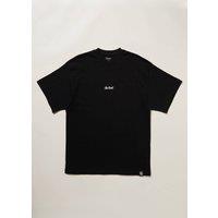 Chet Rock Jon T Men's Oversized Cotton Graphic T-Shirt with Pocket Detail in Black | Size: 2XL