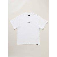 Chet Rock Jon T Men's Oversized Cotton Graphic T-Shirt with Pocket Detail in White | Size: 2XL