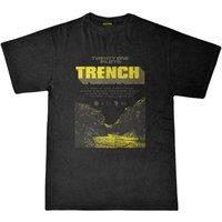 Twenty One Pilots Men's Trench Cliff Cotton T-Shirt in Black | Size: Large