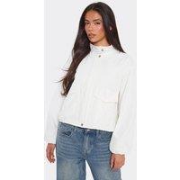 EGO Women's Hooded Long Sleeve Hooded Jacket in White | Size: 8