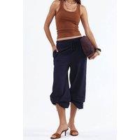 Busem Women's Cotton-Blend Straight-Leg Sweatpants in Navy | Size: Medium