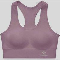 Tommy Life Women's Sleeveless Cropped Fitted Sports Top in Mauve | Size: Large