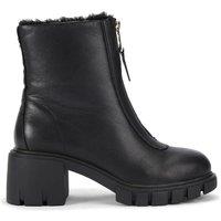 Carvela Women's 'Ignite Zip' Leather Boots in Black | Size: 4