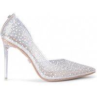 Carvela Women's 'Positano Vinyl Court' Heels in Silver | Size: 4