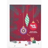 Sock Talk Women's 12 Day Christmas Advent Calendar Woodland Animal Bamboo Socks