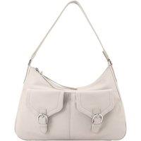 Lloyd Baker Women's Stefania Leather Shoulder Bag in Light Grey
