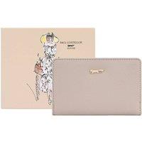 Paul Costelloe Women's Pansy Leather Purse in Light Beige