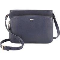 Paul Costelloe Women's Loudias Leather Cross Body Bag in Navy