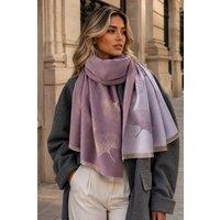 Lemon Daisy Accessories Women's Kaeli Elegant Scarf Shawl in Purple
