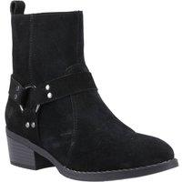 Hush Puppies Women's Iria Buckle Boot in Black | Size: 6