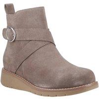 Hush Puppies Women's Lyra Buckle Boot in Taupe | Size: 5