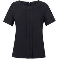 Brook Taverner Women's Verona Short-Sleeved Top in Black | Size: 20