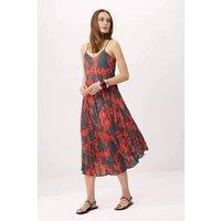 WOVCOR Women's Strappy Crinkle Midi Dress | Size: Medium