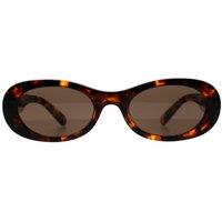 Miu Miu Women's Oval Havana Dark Brown MU06ZS
