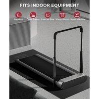 SPETLEK Treadmill Pad Exercise Equipment Mat in Black | Size: 0-12 m