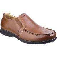 Fleet & Foster Men's Gordon Dual Fit Moccasin in Tan | Size: 7