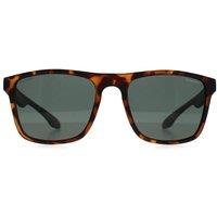 O'Neill Men's Rectangle Matte Tortoise Green Polarized Chagos in Brown
