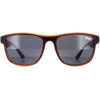 Superdry Men's Square Matte Black Orange Dark Grey Rockstep