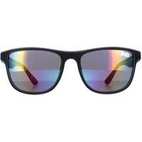 Superdry Men's Square Matte Black Grey Purple Flash Mirror Rockstep