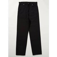 Chet Rock Men's Caleb Black Brown Slim Fit Work Pants 5 Pocket | Size: 38R