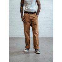 Chet Rock Men's Caleb Black Brown Slim Fit Work Pants 5 Pocket | Size: 38R
