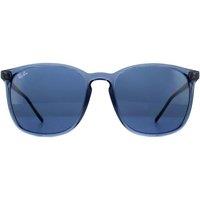 Ray-Ban Men's Square Transparrent Blue Blue Gradient RB4387 Sunglasses